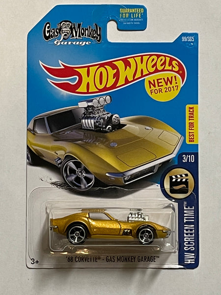 HOTWHEELS ‘68 CORVETTE GAS MONKEY GARAGE