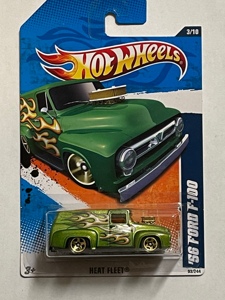 HOTWHEELS ‘56 FORD F-100 GREEN
