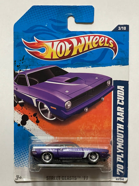 HOTWHEELS ‘70 PLYMOUTH AAR CUDA