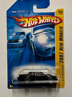 HOTWHEELS BUICK GRAND NATIONAL BLACK
