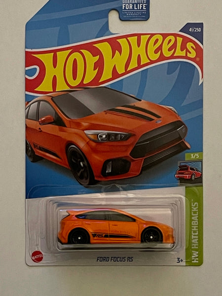 HOTWHEELS FORD FOCUS RS ORANGE