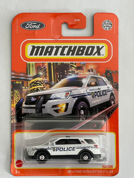 MATCHBOX 2016 FORD INTERCEPTOR UTILITY