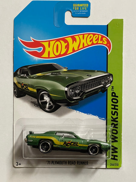 HOTWHEELS ‘71 PLYMOUTH ROAD RUNNER