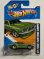 HOTWHEELS ‘67 FORD MUSTANG COUPE GREEN