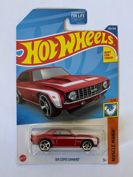 HOTWHEELS ‘69 COPO CAMARO RED