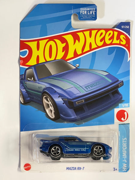 HOTWHEELS MAZDA RX-7 “BLUE “