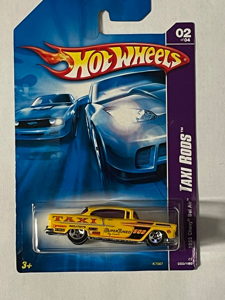 HOTWHEELS 1955 CHEVY BEL AIR TAXI RODS