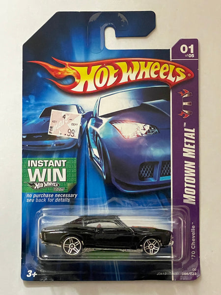HOTWHEELS ‘70 CHEVELLE BLACK