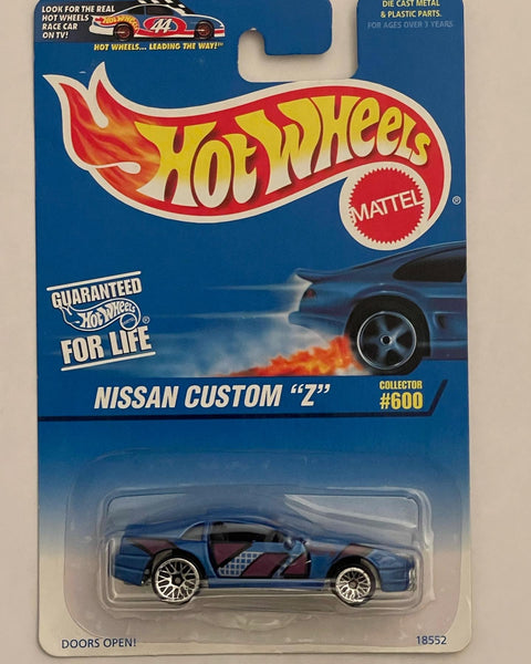 HOTWHEELS NISSAN CUSTOM Z BLUE