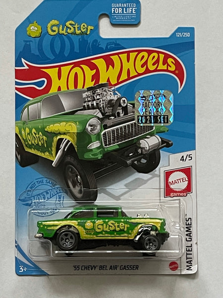 Hotwheels Factory Sealed Set 2021 ‘55 Chevy Bel Air Gasser