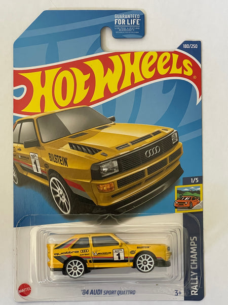 HOTWHEELS ‘94 AUDI SPORT QUATTRO YELLOW