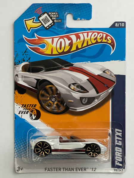 HOTWHEELS FORD GTX1 WHITE