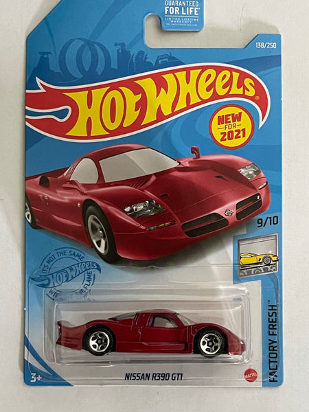 HOTWHEELS NISSAN R390 GTI RED