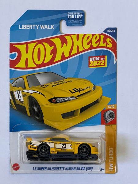 Hotwheels LB Super Silhouette Nissan Silvia (S15) Yellow
