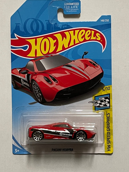 HOTWHEELS PAGANI HUAYRA RED