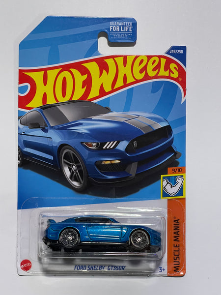 HOTWHEELS FORD SHELBY GT350R BLUE