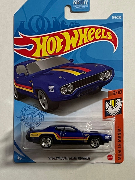 HOTWHEELS ‘71 PLYMOUTH ROAD RUNNER