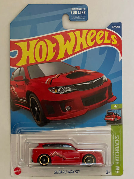 HOTWHEELS SUBARU WRX STi RED