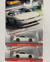 HOTWHEELS MODERN CLASSICS NISSAN SILVIA (S14) WHITE