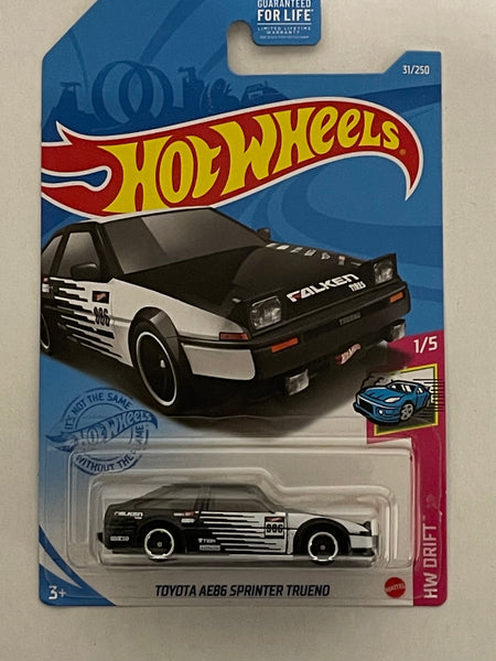 HOTWHEELS TOYOTA AE86 SPRINTER TRUENO